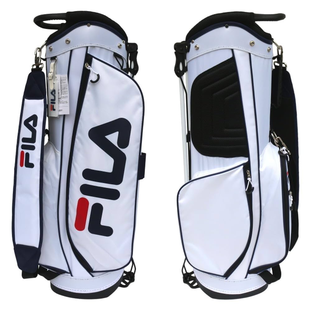 【未使用】FILA フィラ ゴルフ スタンド キャディバッグ 8.5型 ホワイト 楽天市場】FILA フィラ ゴルフ スタンド キャディバッグ 8.5型